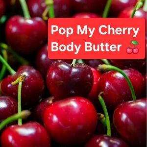 RESTOCKING SOON! Hand Crafted "Pop My Cherry " Creamy Body Butter Lotion 4oz